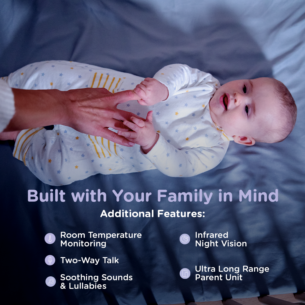 Hubble Connected Nursery Pal Premium, 5” Smart HD Baby Monitor with Touch Screen Viewer - image 4 of 9