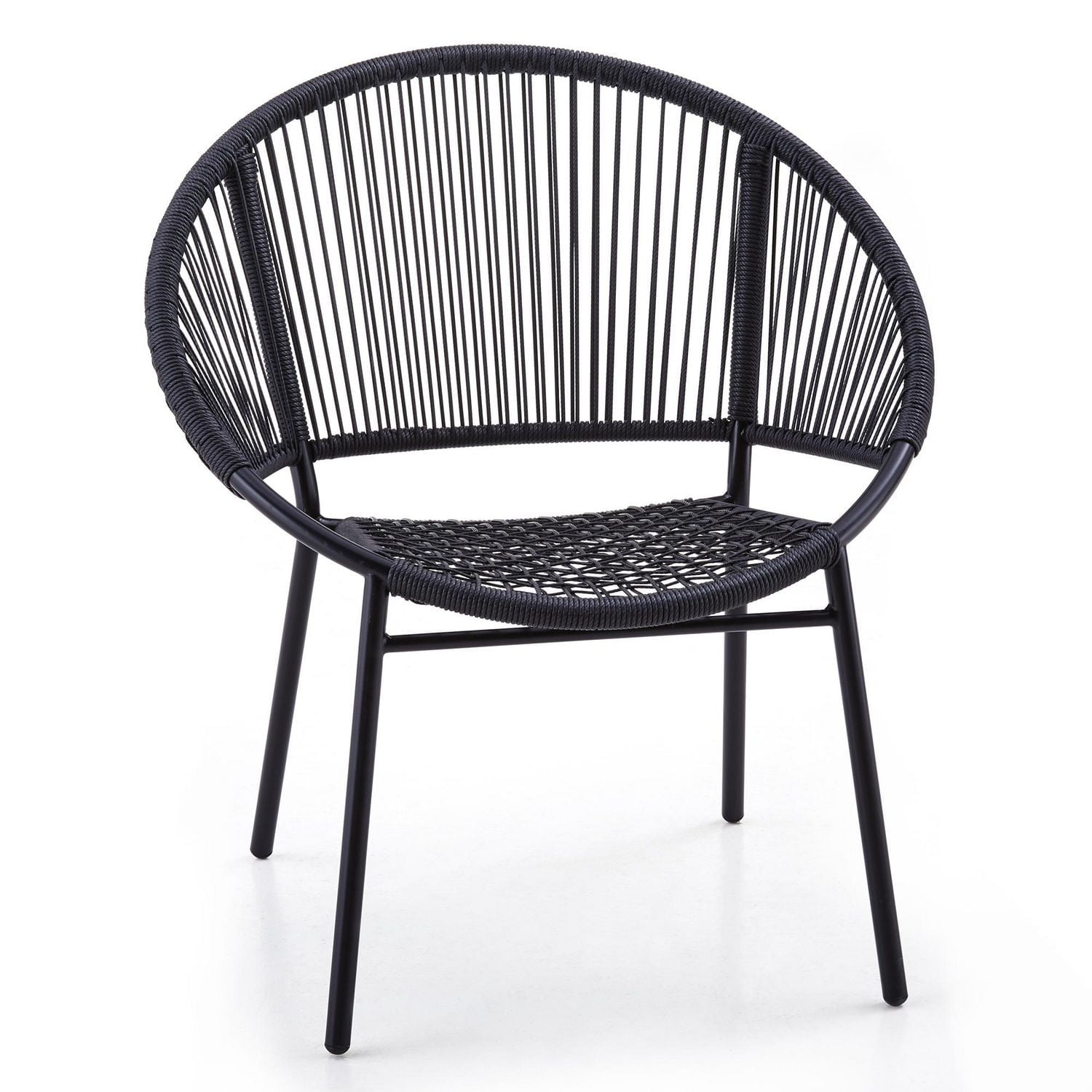Mainstays Rope Wicker Stacking Chair
