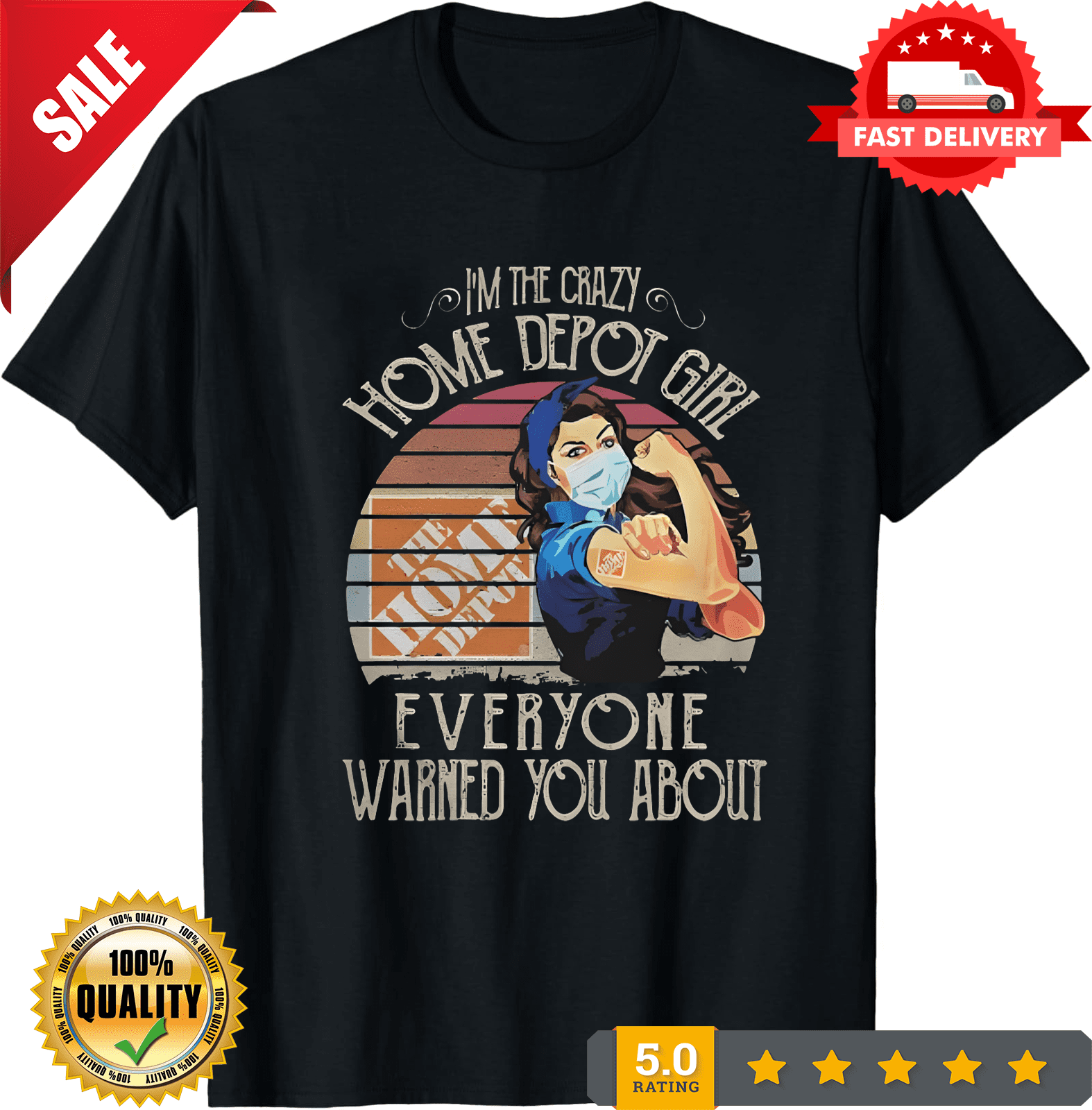 Purple Fox Racing Logo Active T-Shirt Logo Men's T-Shirt Funny