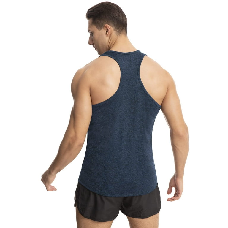 Vislivin Workout Tank Tops for Men Quick Dry Y-Back Tanks