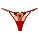 thumbnail image 1 of Gibobby Ropa interior de encaje sexy Calzoncillos de encaje sexy para mujer Bragas ahuecadas Bragas de encaje de ganchillo Tangas G String Lencería Ropa interior(Vino,Talla única), 1 of 5