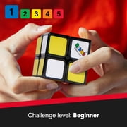 Rubiks Cube Apprentice 2x2 Beginner Puzzle, Step-by-Step Brain Teaser, Color-Matching Fidget Toy for Kids Ages 7+, Easy STEM Gift