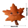 thumbnail image 2 of Maple Leaf Soft Plush Stuffed Toy Decorative Autumn Themed Cushion Pillows for Home Office Sofa Bedroom Decor 15.75 Inch Plush Figure for Friends and Adult Gift Giving, 2 of 5