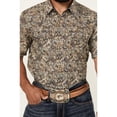 thumbnail image 3 of Cody James Men's Down The Road Paisley Print Short Sleeve Snap Western Shirt - CJSU24W4-IV, 3 of 4