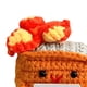 thumbnail image 2 of Lindo Crochet Contenedor Basura Fuego Apoyo Emocional Regalos Divertidos () Naranja, 2 of 8