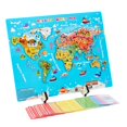 thumbnail image 1 of segolike World Puzzle for Puzzles with 90 Geography Cards Childrens, 1 of 8