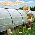 thumbnail image 6 of BURMONG Garden Netting 80 Mesh Ultra Fine 8x10ft (2.5x3M), Pest Barrier Bug Bird Mesh Net, UV Resistant PE Row Cover, Reusable Plant Protection Net for Raised Beds Vegetables Fruits Flowers Trees, 6 of 6