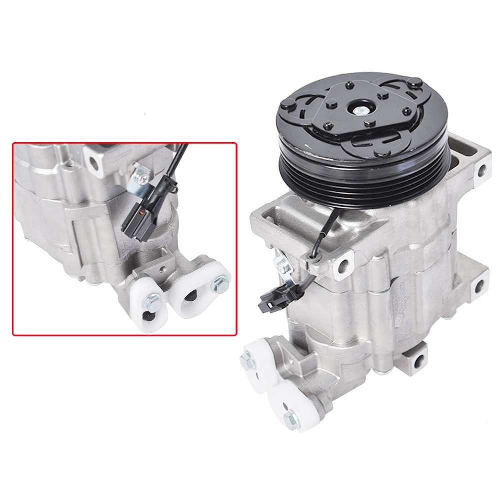 AC Compressor & A/C Clutch CO 11227C Replacement for 2007-2014 Subaru Forester 2008-2014 Subaru Impreza 2015 Subaru WRX STI 2.5L