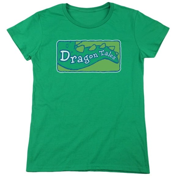 Dragon Tales/Logo Clean S/S Women's T-Shirt Kelly Green