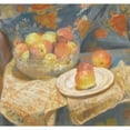 thumbnail image 2 of Aleksei Mikhailovich Korin 21x20 Black Ornate Framed Double Matted Museum Art Print Titled: Still Life of Apples (1912), 2 of 5