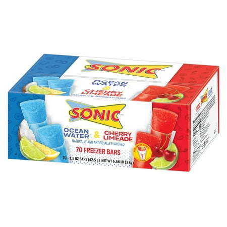 Sonic 70ct 1.5oz Slush Freezer Pops