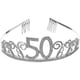 thumbnail image 1 of Diamond Tiara Crown Women 50th Birthday Tiara for Party Decorations, 1 of 5