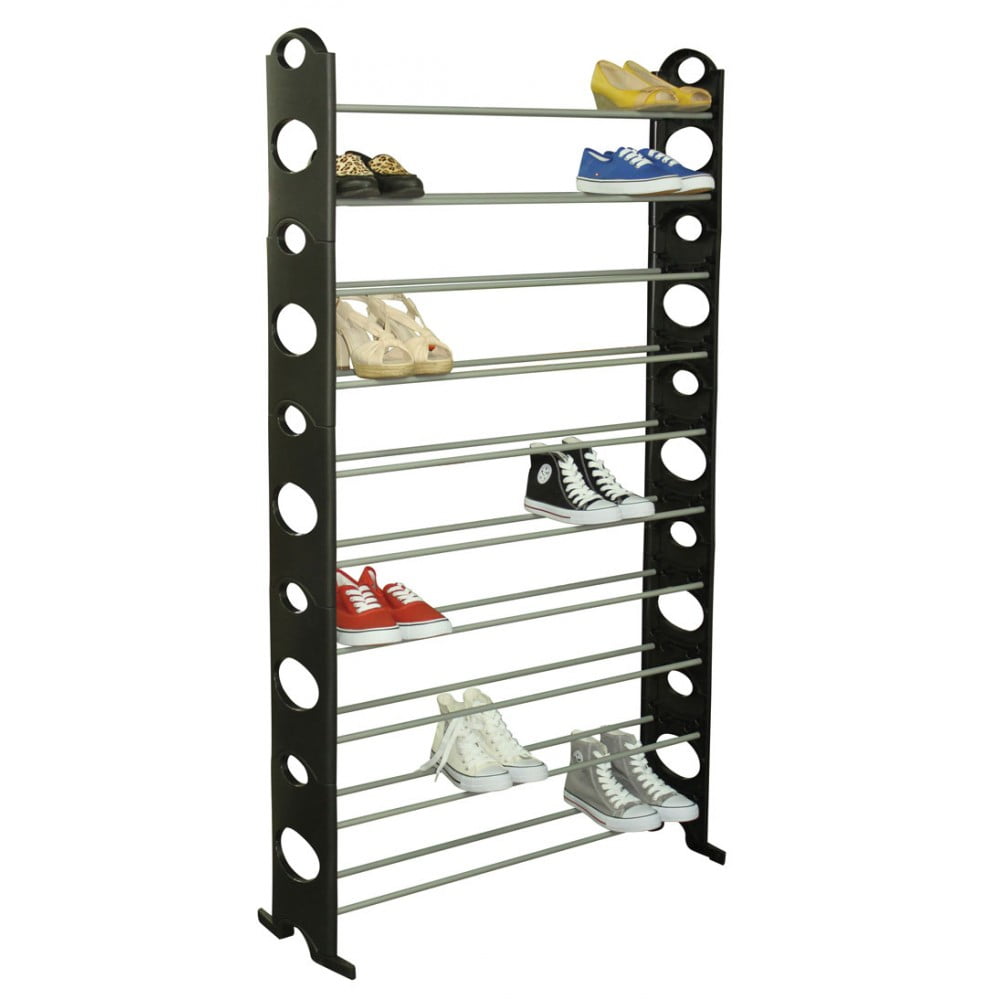 SUNBEAM SHOE RACK 50 PAIR BLAC Walmart Canada