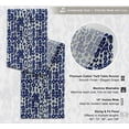 thumbnail image 4 of Cotton Twill Table Runner by Vargottam Handcrafted Ikat Design 14 Wide Washable Table Runner for Kitchen, Living Room & Events 90" inch Long, 4 of 6