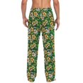 thumbnail image 2 of Summer Various Flowers Mens Pajama Pant Sleep and Lounge Bottons with Pockets, 2 of 7