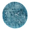 thumbnail image 3 of Unique Loom Starlight Collection Area Rug - Sirius (7' Round Blue/Gray), 3 of 7