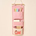 thumbnail image 4 of Hanging Pocket Organizer, Wall Mount Storage Bag, Foldable Door Caddy, Durable Tear Proof Fabric and Sturdy Hanging Rope for Dorm Rooms, Bathroom Walls, and Bedroom Closets., 4 of 7