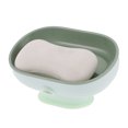 thumbnail image 5 of Unique Bargains 1 Pc Suction Cup Soap Dish Double Layer Green Soap Dish for Bathroom Kitchen 5.12"x3.54"x2.95", 5 of 6