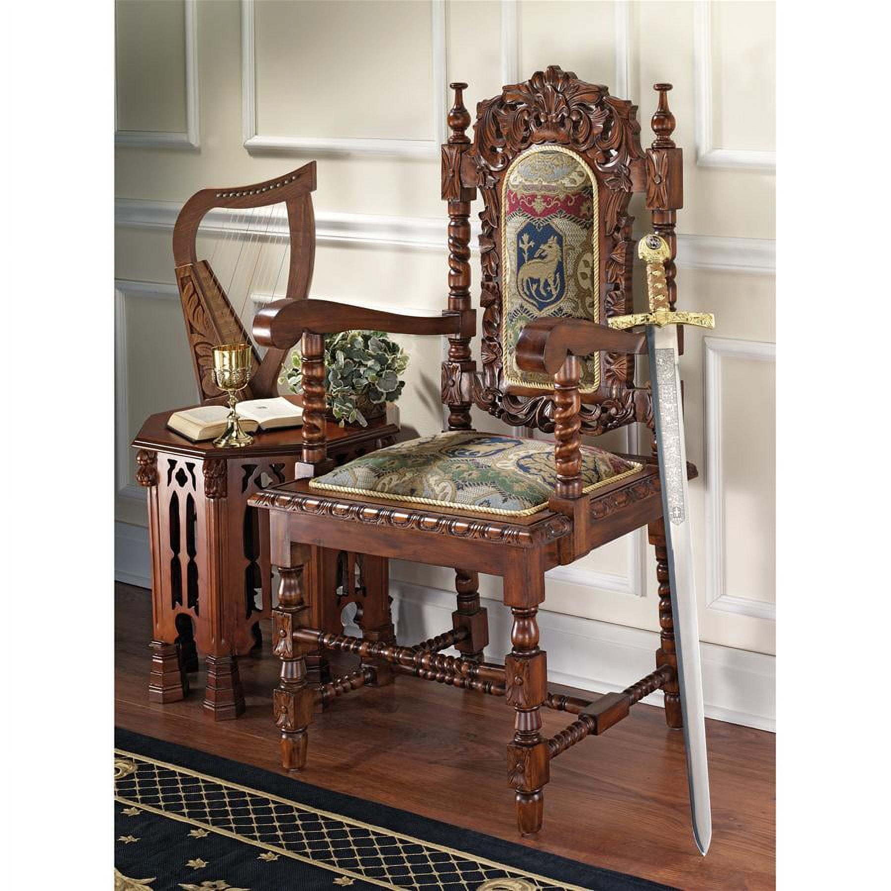Design Toscano Charles II Armchair - Walmart.com