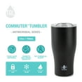 thumbnail image 6 of TAL Stainless Steel Antimicrobial Tumbler Water Bottle 30 fl oz, Black, 6 of 7
