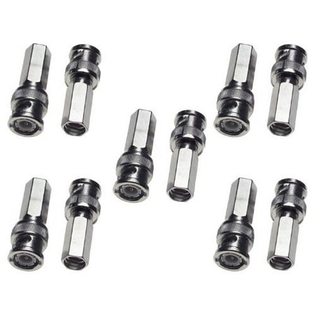 Evertech 50 Pcs Twist On BNC Male Connector for RG59 Coax Cable CCTV Security Camera