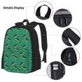 thumbnail image 3 of Easygdp Bass Fish Mochila para Niños y Niñas con Set de Caja de Almuerzo y Estuche para Lápices 3 en 1, Mochila Escolar Estampada para Adolescentes, 3 of 7