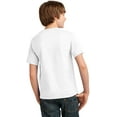 thumbnail image 2 of Port & Company Youth Cotton Essential T-Shirt. White. S., 2 of 4