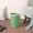 Green-Free Size, variant on Vxdvou Garbage Can with Pressure Lid, Small Plastic Trash Bin for Bathroom, Bedroom, Kitchen, Office, Compact Wastebasket with Odor Control, Available in Green, Gray, and Pink