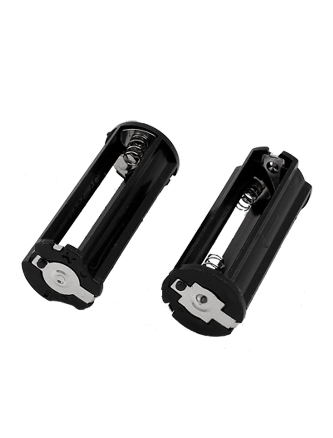 Unique Bargains 50pcs Plastic Cylindrical Cell Box Storage Case Holder for 3 x 1.5V AA Battery