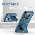 thumbnail image 2 of for iPhone 14 Pro Max 6.7-inch Case [Compatible with MagSafe] Built in Invisible Stand, Military Grade Shockproof Soft TPU Protective Cover Case,Blue,For iPhone 14 Pro Max, 2 of 8