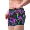 thumbnail image 2 of Hirioo Starry Night Iris Field for Men's Boxer Briefs Men Cotton Underwear Boxer Briefs Panties-Medium, 2 of 5