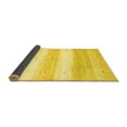 thumbnail image 2 of Ahgly Company Indoor Rectangle Solid Yellow Modern Area Rugs, 2' x 4', 2 of 4
