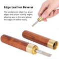 thumbnail image 3 of Edge Leather Beveler Sandalwood Edger DIY Beveling Exterior Finishing Craft Cutting Tool2.0mm, 3 of 4