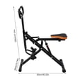 thumbnail image 5 of 120kg/264.55lbs Squat Assist Trainer for Glutes Workout, Squat Exercise Equipment for Home Gym Fitness, Foldable Leg Machine Glute Trainer with Adjustable Resistance and LCD Display, 5 of 18
