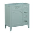 thumbnail image 2 of Bellemave 30'' Bathroom Vanity Without Sink,Cabinet Base Only,Bathroom Cabinet with Drawers,Solid Frame and MDF Board,Green, 2 of 9