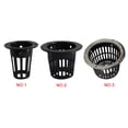 thumbnail image 4 of Moyic 10 unids/set maceta de malla para plantas hidropónicas, contenedor para plantar flores, maceta de malla aeropónica, taza para cultivo Jardín y Patio negro 4.6 cm, 4 of 6
