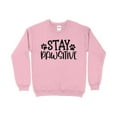 thumbnail image 6 of Stay Pawsitive Sweatshirt, Dog Sweatshirt, Dog Lover, Animal Rescue Sweatshirt, 6 of 9