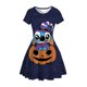 thumbnail image 1 of Halloween Disney Stitch bruja calabaza fantasma princesa vestido juego de rol chica fiesta Vesido vestido niña Festival carnaval disfraz Bi150 heqiyong CONDUJO, 1 of 2