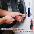 thumbnail image 3 of 13-in-1 Ratcheting Screwdriver Set Tool All in One,Screw Driver Set Kit, Flat Head, Torx, Hex, Square, Repair Kit, Man Gift Nut Driver, 3 of 8
