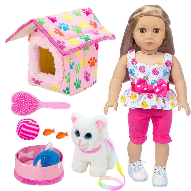 Set de ropa y accesorios para muñecas ZNTWEI American Doll de 18 pulgadas