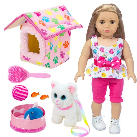 Set de ropa y accesorios para muñecas ZNTWEI American Doll de 18 pulgadas