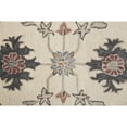 thumbnail image 5 of 2' X 3' Ivory Blue And Tan Wool Floral Tufted Handmade Stain Resistant Area Rug, 5 of 5