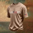 thumbnail image 4 of JESUS SAVES 1776-2026 Patriotic T-Shirt for Men - Vintage Washed Crew Neck Short Sleeve Tee - Independence Day 250th Anniversary Graphic Shirt Coffee M, 4 of 4