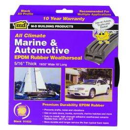 

MD Building MD Building 01033 Marine/Auto All Weather Weatherstrip