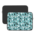 thumbnail image 2 of Pofeuu Penguins Print Laptop Carrying Case,13-15-Inch Laptop and Tablet, Sleek Design, Durable and Water-Repellent Fabric, Business Casual or School-15 inch, 2 of 8