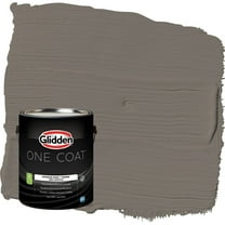 Glidden One Coat Deconstruction / Gray Flat Interior Paint with Primer, 1 Gallon