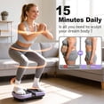 thumbnail image 2 of Hlthair Mini Vibration Plate Machine For Lymphatic Drainage, Shake Plate Exercise Machine Fat Burner For Weight Loss, Portable Shaking Whole Body Workout Vibration Platform for Home Gym 1 Piece, 2 of 10