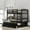 Espresso, variant on Harper & Bright Designs Twin Over Twin Bunk Bed with Trundle and Storage Drawers, Solid Wood Bunk Beds for Bedroom Furniture