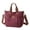 Purple, variant on Canvas Crossbody Bags for Women Hobo Handbags Multi Pocket Compartment Tote Purse Medium Satchel
