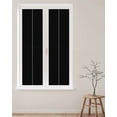thumbnail image 4 of Solid Color Window Privacy Film Black Decorative Glass Window Film UV Blocking Static Cling Non-Adhesive Sticker Covering for Home Door 17.7 x 78.7 inches, 4 of 8